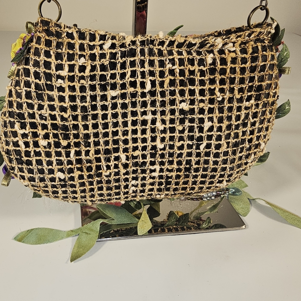 Vintage Mary Frances Multicolor Floral Shoulder Bag - Picture 7 of 9